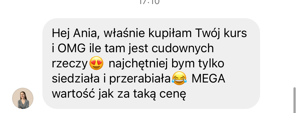 Opinia klientki