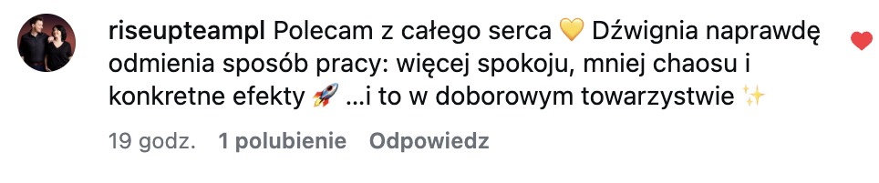 Opinia o Dźwigni