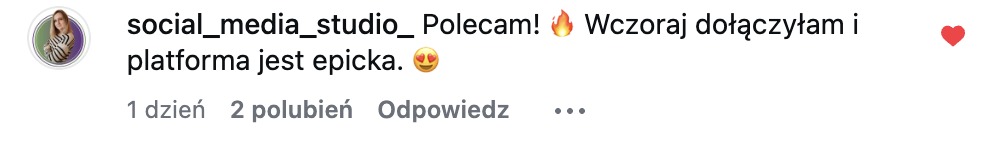 Opinia o platformie